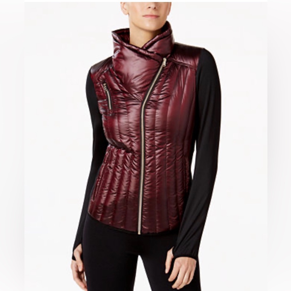 NWOT - Calvin Klein PerformanceMixed Media Down Puffer Jacket * Packable (US M)